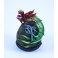 Cône Brûle Encens Dragon Vert et Rouge