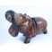 Hippopotame sculpté en bois de Suar grand modéle