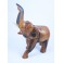 Eléphant sculpté en bois de Suar 34X23