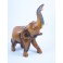 Eléphant sculpté en bois de Suar 34X23