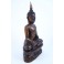 Statue de Bouddha Bhumisparsa Mudra en Teck