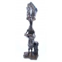 Sculpture en teck - 47 cm - "MZ-004"