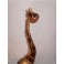 Lampe Girafe 90cm en Noix de Coco