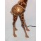 Lampe Girafe 90cm en Noix de Coco