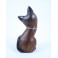 Petit chat sculpté en bois de Suar - N°32