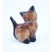 Petit chat sculpté en bois de Suar - N°34