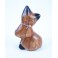 Petit chat sculpté en bois de Suar - N°41