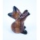 Petit chat sculpté en bois de Suar - N°42