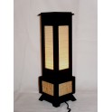 Lampe en Bois Motifs Thai