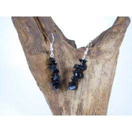 Boucles d'oreilles en pierre d'Onyx