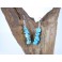 Boucles d'oreilles en pierre Turquoise