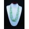 Collier de pierres verte