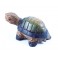 Tortue terrestre sculpté en bois de Suar - 19x10