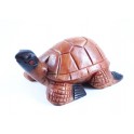 Tortue sculpté en bois de Suar - 23x14