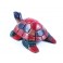 Tortue colorée sculpté en bois de Suar - 18 X 10 cm