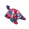 Tortue colorée sculpté en bois de Suar - 18 X 10 cm