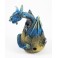 Cône Brûle Encens Oeuf de Dragon Volant Bleu