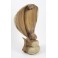 Cobra sculpté en bois de Suar - 30x20