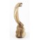 Cobra sculpté en bois de Suar - 30x20