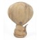 Cobra sculpté en bois de Suar - 30x20