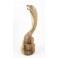 Cobra sculpté en bois de Suar - 30x20