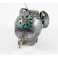 Photophore Eléphant gris et bleu en metal