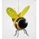 Photophore Abeille en metal