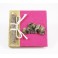 calepin en papier de murier fuchsia et son crayon