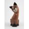 Chat Long cou Gauche en bois de suar 26 X 9