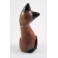 Chat Long cou Gauche en bois de suar 26 X 9