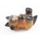 Petit chat sculpté en bois de Suar - N°52