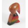 Toucan sculpté en bois de Suar - 14x11