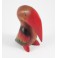 Toucan sculpté en bois de Suar - 14x11