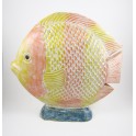 Poisson sculpté en bois de Suar 37 x 39