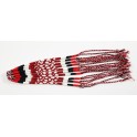 Lot de 10 Bracelets de l'amitié en coton - Rouge, Noir, Blanc - Bracelet brésilien