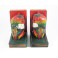 Serre-Livres Chouette colorés en bois de suar - HB024