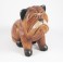 Chien sculpté en bois de Suar - 17x20
