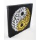 Tableau Ying Yang Noir et Or / Argent - 30X30 - TB020