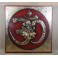 Tableau Ganesh Rouge/Nor et Or - 60x60 - TB026