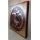 Tableau Ganesh Rouge/Nor et Or - 60x60 - TB026