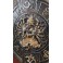 Tableau Ganesh Rouge/Nor et Or - 60x60 - TB028