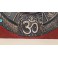 Tableau Ganesh Rouge/Nor et Or - 60x60 - TB028