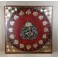 Tableau Ganesh Rouge/Noir et Or - 60x60 - TB030