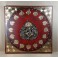 Tableau Ganesh Rouge/Nor et Or - 60x60 - TB030