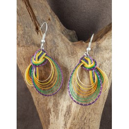 Boucles d'oreilles en Bambou (040)