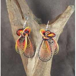 Boucles d'oreilles en Bambou (045)