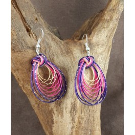 Boucles d'oreilles en Bambou (054)