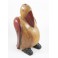 Toucan sculpté en bois de suar - 31x18