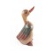 Canard sculpté en bois de Suar - 27x13