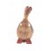 Canard sculpté en bois de Suar - 27x13